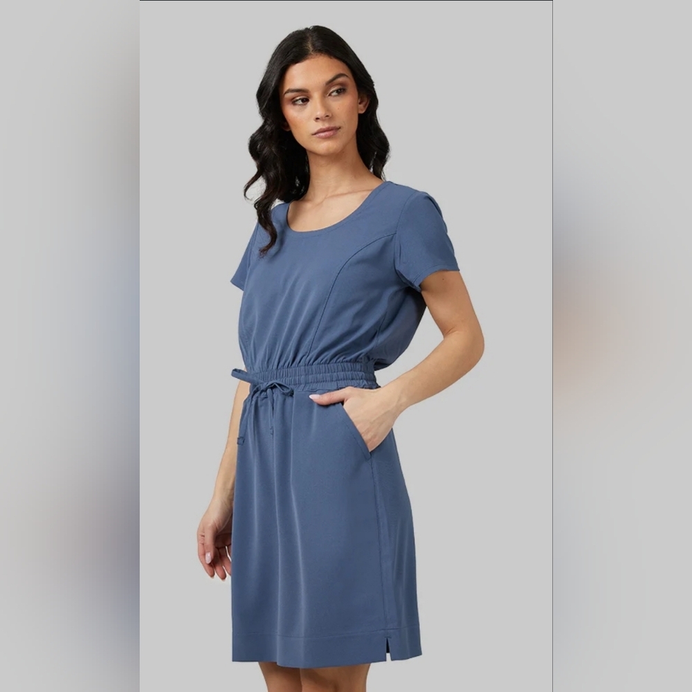 Women's Lightweight TWILL POCKET DRESS Size XL. #831